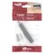 National Hardware Reed 1 in. W X 3 in. L Aluminum Matte Black Door Stop Mounts to wall Carded in. N830-526 - alternate 3